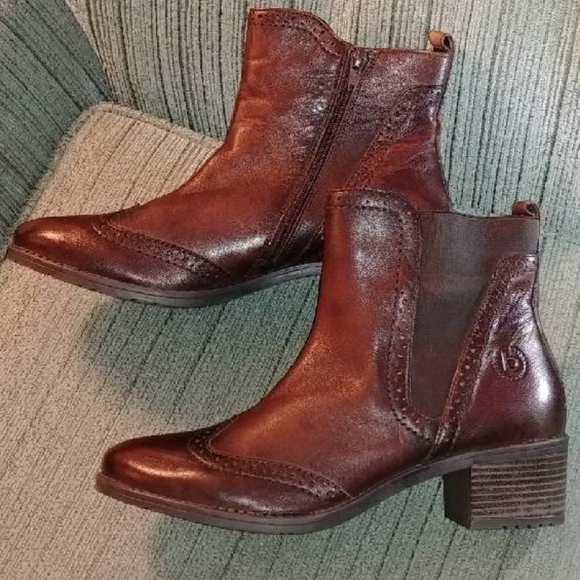 Bugatti burgundy wingtip luxury boot - Picture 1 of 10